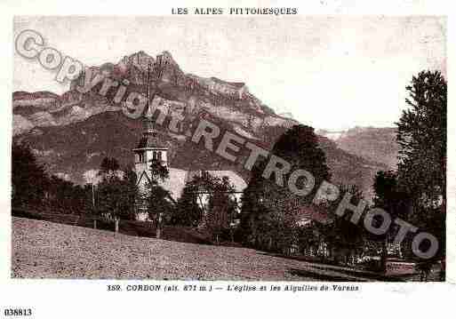 Ville de CORDON, carte postale ancienne