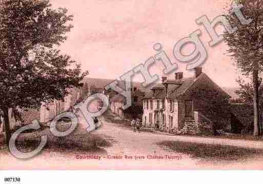 Ville de COURTHIEZY, carte postale ancienne Ville de COURTHIEZY, carte postale ancienne