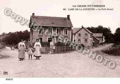 Ville de COURTINE(LA), carte postale ancienne