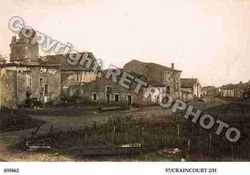 Ville de CRAINCOURT, carte postale ancienne