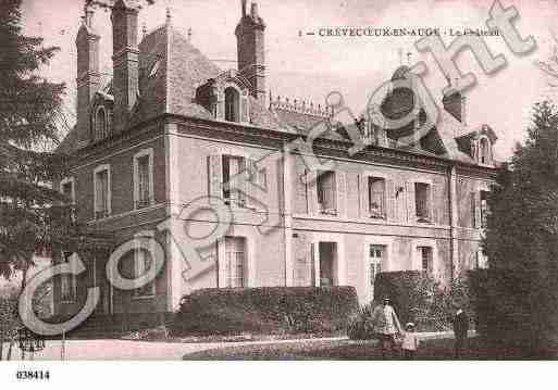 Ville de CREVECOEURENAUGE, carte postale ancienne