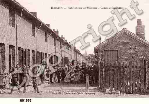 Ville de DENAIN, carte postale ancienne