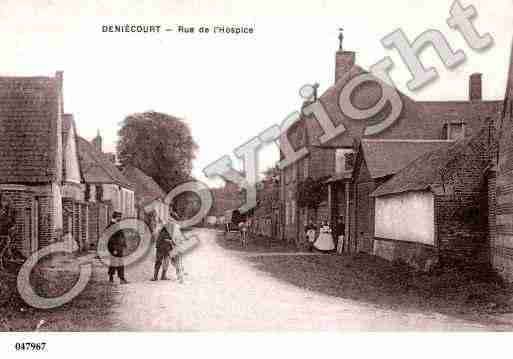 Ville de ESTREESDENIECOURT, carte postale ancienne