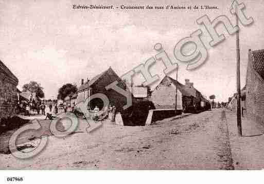 Ville de ESTREESDENIECOURT, carte postale ancienne