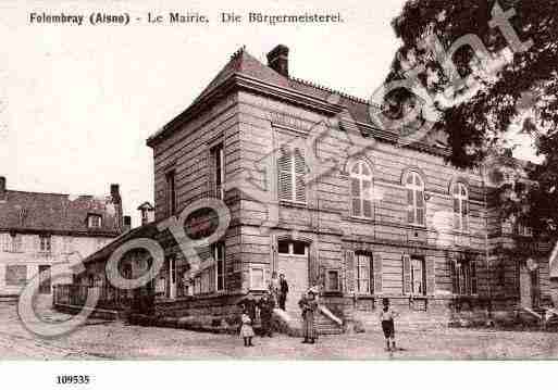 Ville de FOLEMBRAY, carte postale ancienne