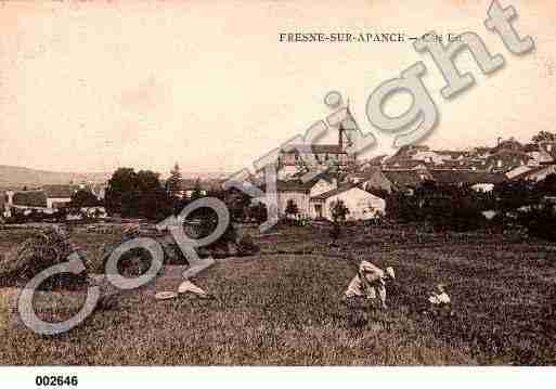 Ville de FRESNESSURAPANCE, carte postale ancienne