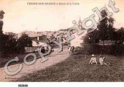 Ville de FRESNESSURAPANCE, carte postale ancienne