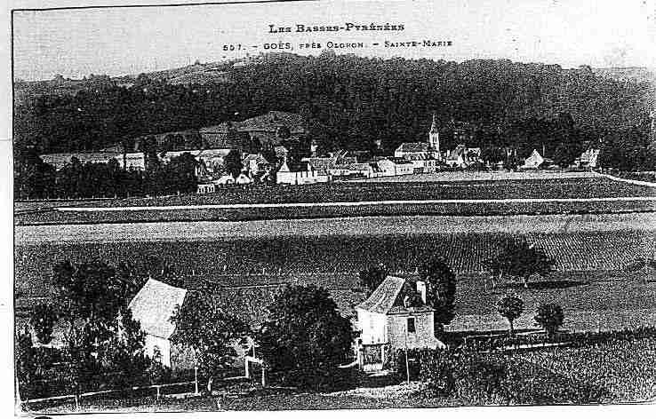 Ville de GOES, carte postale ancienne