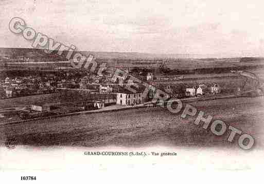 Ville de GRANDCOURONNE, carte postale ancienne