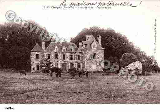 Ville de GUIPRY, carte postale ancienne