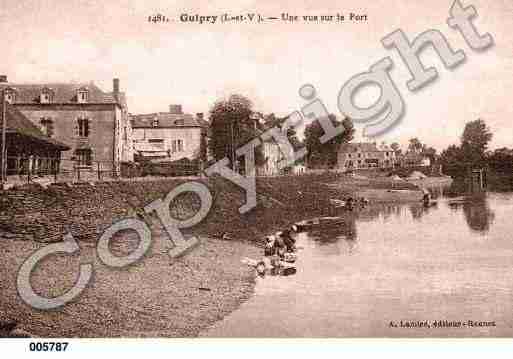 Ville de GUIPRY, carte postale ancienne Ville de GUIPRY, carte postale ancienne