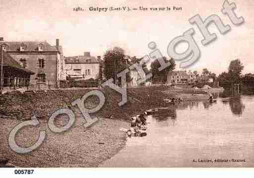 Ville de GUIPRY, carte postale ancienne