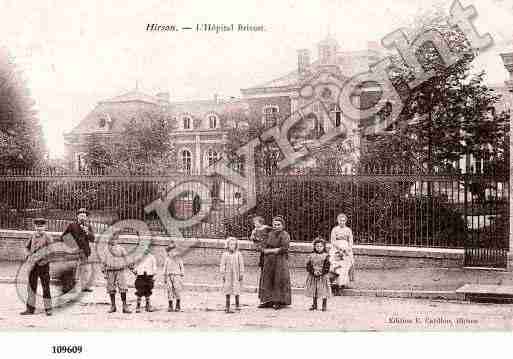 Ville de HIRSON, carte postale ancienne