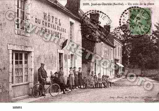 Ville de JOUEENCHARNIE, carte postale ancienne