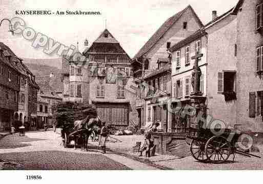 Ville de KAYSERSBERG, carte postale ancienne