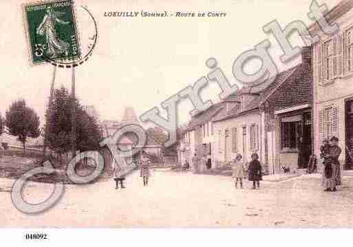 Ville de LOEUILLY, carte postale ancienne