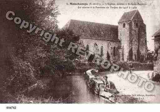 Ville de MAUCHAMPS, carte postale ancienne