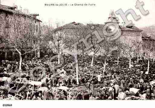 Ville de MAURS, carte postale ancienne