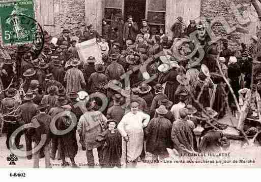 Ville de MAURS, carte postale ancienne