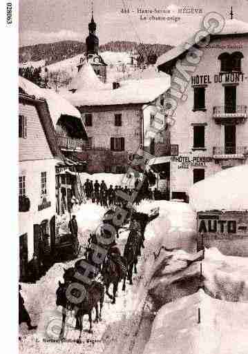 Ville de MEGEVE, carte postale ancienne