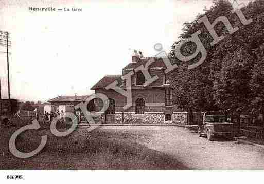 Ville de MENERVILLE, carte postale ancienne