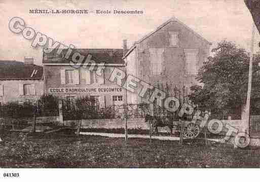 Ville de MENILLAHORGNE, carte postale ancienne Ville de MENILLAHORGNE, carte postale ancienne