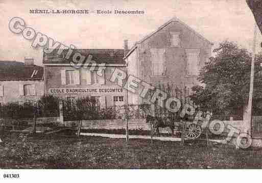 Ville de MENILLAHORGNE, carte postale ancienne