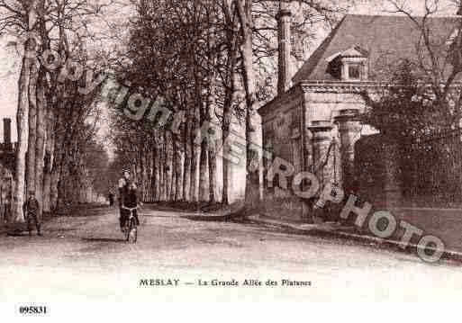 Ville de MESLAY, carte postale ancienne Ville de MESLAY, carte postale ancienne