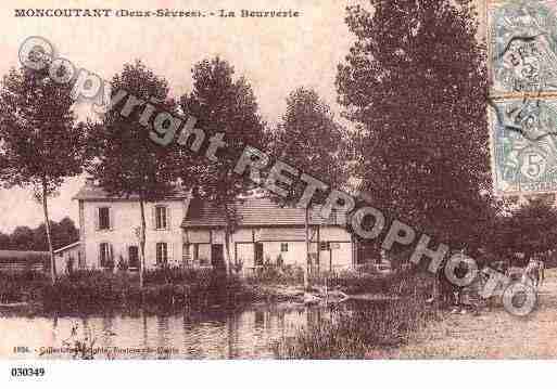 Ville de MONCOUTANT, carte postale ancienne