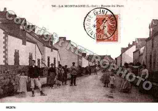 Ville de MONTAGNE(LA), carte postale ancienne
