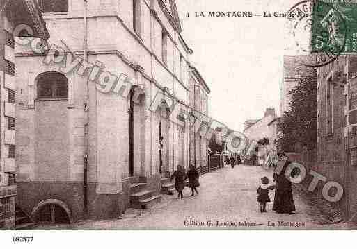 Ville de MONTAGNE(LA), carte postale ancienne