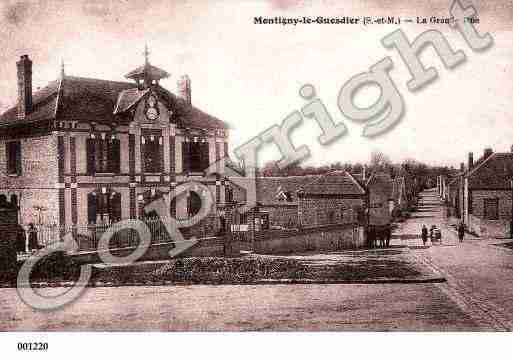 Ville de MONTIGNYLEGUESDIER, carte postale ancienne