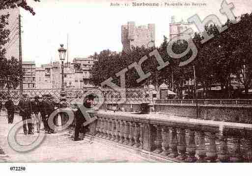 Ville de NARBONNE, carte postale ancienne