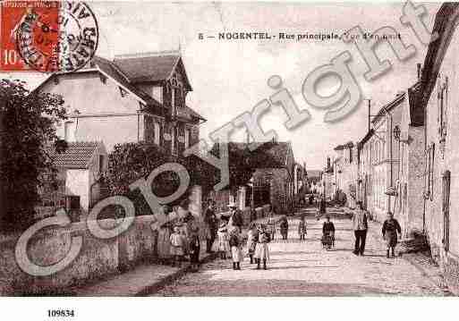 Ville de NOGENTEL, carte postale ancienne