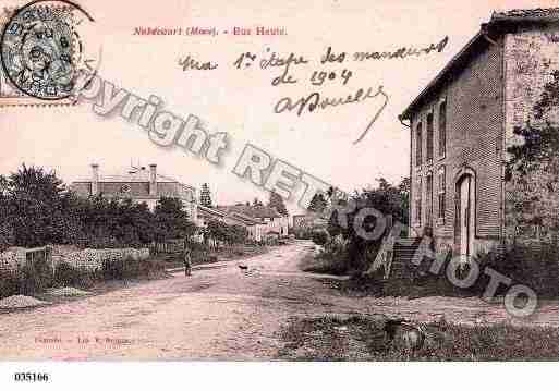 Ville de NUBECOURT, carte postale ancienne