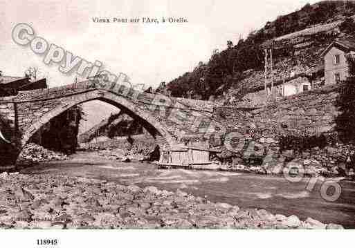 Ville de ORELLE, carte postale ancienne