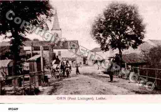 Ville de ORON, carte postale ancienne