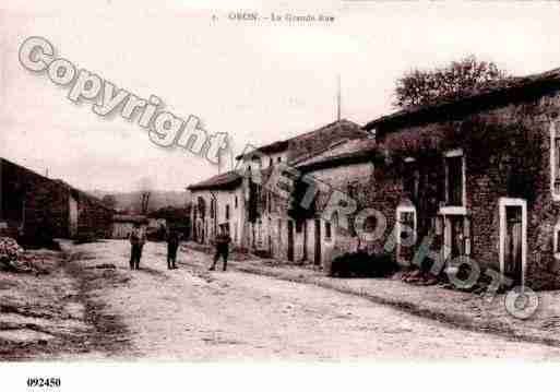 Ville de ORON, carte postale ancienne