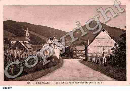 Ville de ORSCHWILLER, carte postale ancienne