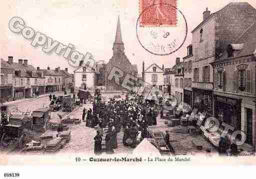 Ville de OUZOUERLEMARCHE, carte postale ancienne