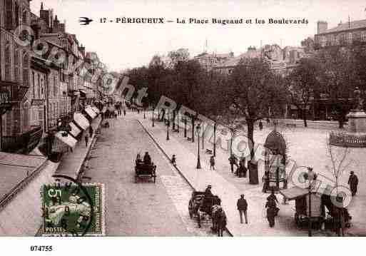 Ville de PERIGUEUX, carte postale ancienne