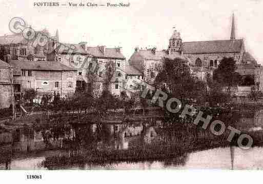 Ville de POITIERS, carte postale ancienne