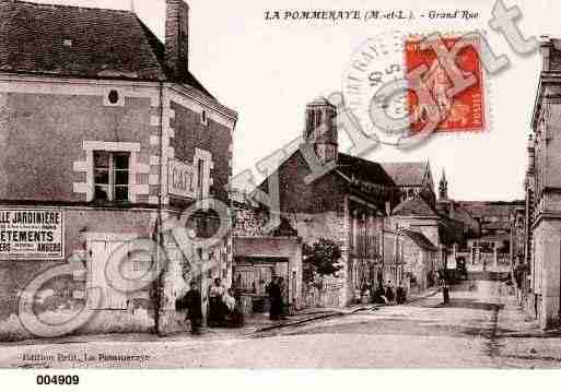 Ville de POMMERAYE(LA), carte postale ancienne