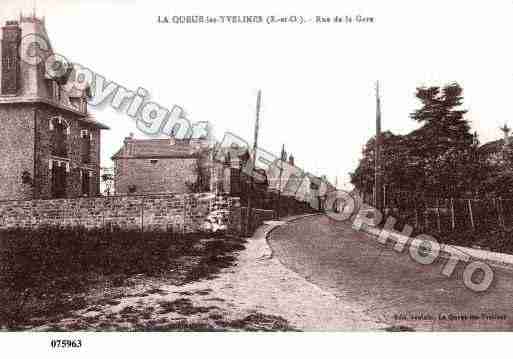 Ville de QUEUELESYVELINES(LA), carte postale ancienne