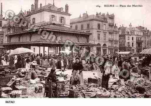 Ville de REIMS, carte postale ancienne