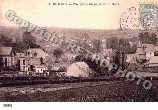 Ville de ROLLEVILLE, carte postale ancienne
