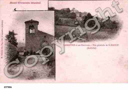 Ville de SAINTBASILE, carte postale ancienne