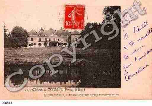 Ville de SAINTBONNETDEJOUX, carte postale ancienne Ville de SAINTBONNETDEJOUX, carte postale ancienne
