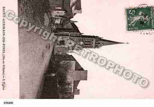 Ville de SAINTGERMAINDUPINEL, carte postale ancienne