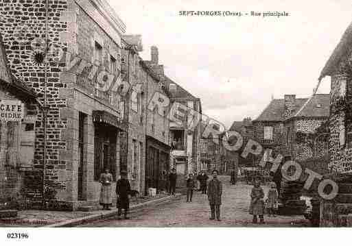 Ville de SEPTFORGES, carte postale ancienne